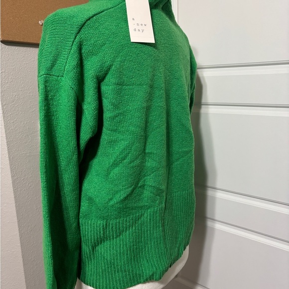 a new day Mock Turtleneck Green Sweater - Picture 3 of 5